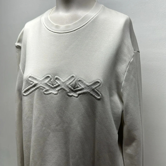 Ermenegildo Zegna Couture Sweatshirt Long Sleeve Crewneck XXX White Men's Small - Picture 2 of 9